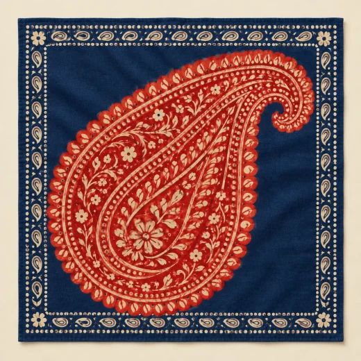 Big Drop Bandana — flat