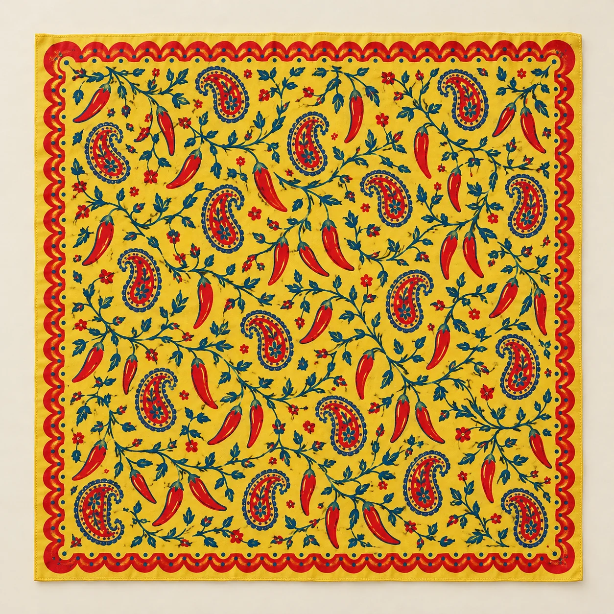 Chili Garden Bandana, utlagt