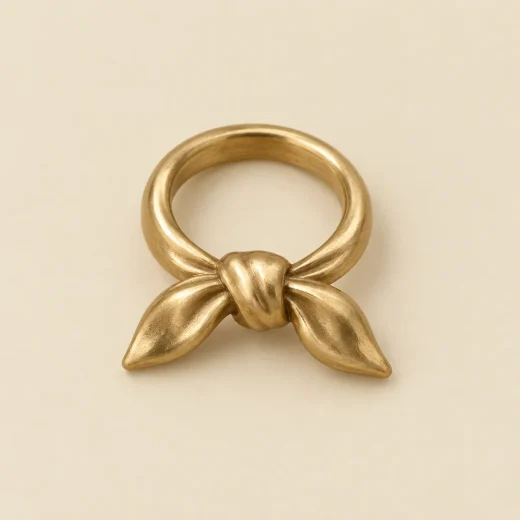 Knot Ring — brass