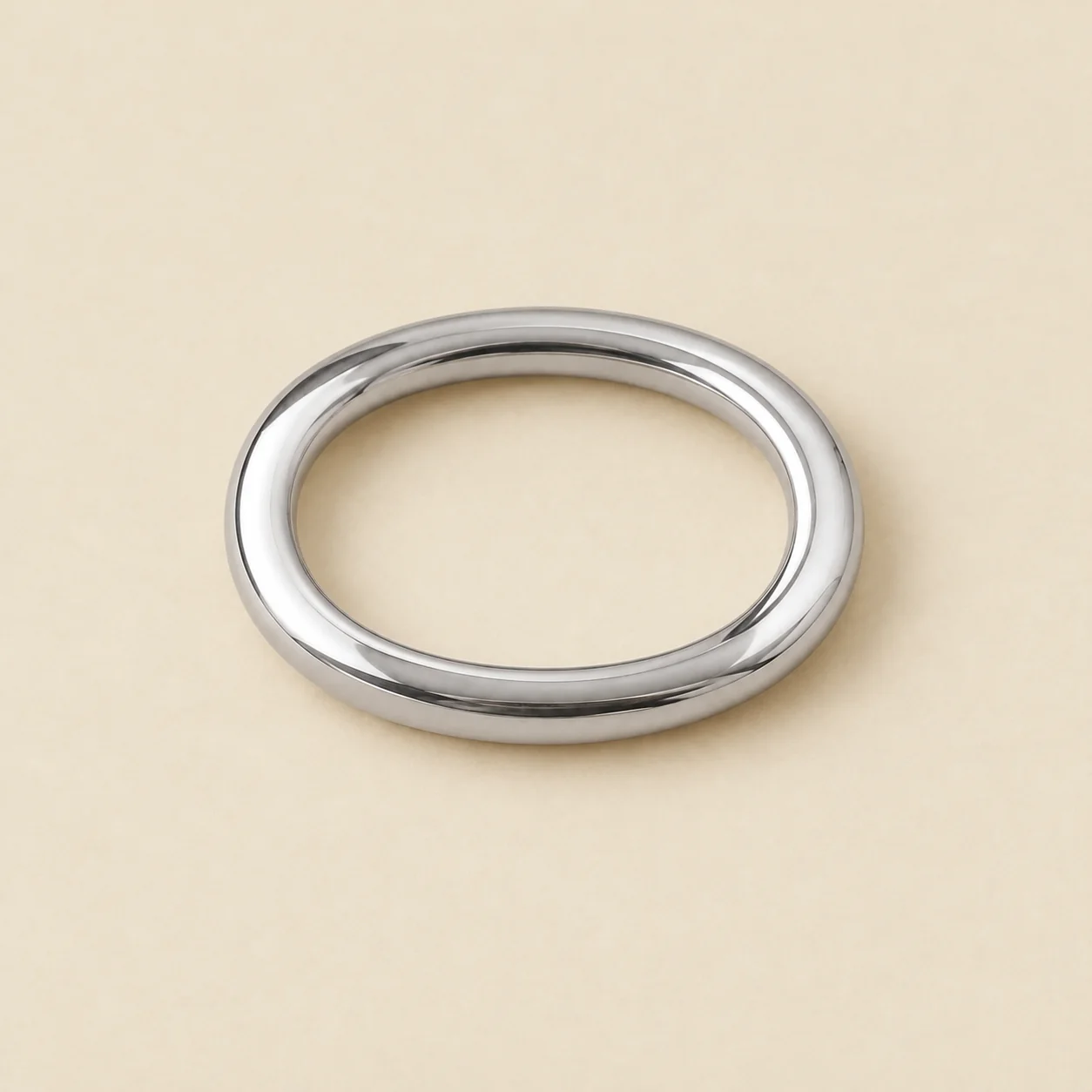 Loop Ring, sølv-tone
