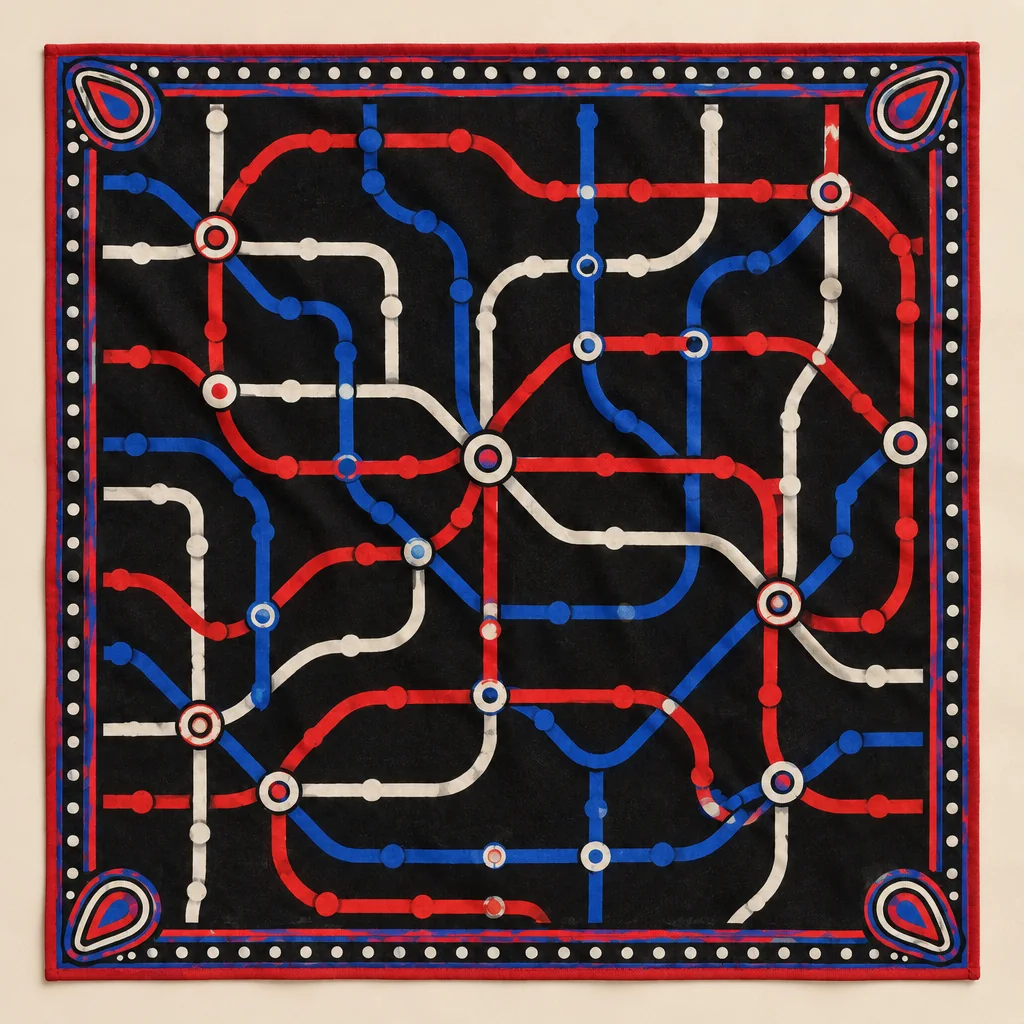 Night Bus Routes Bandana, utlagt