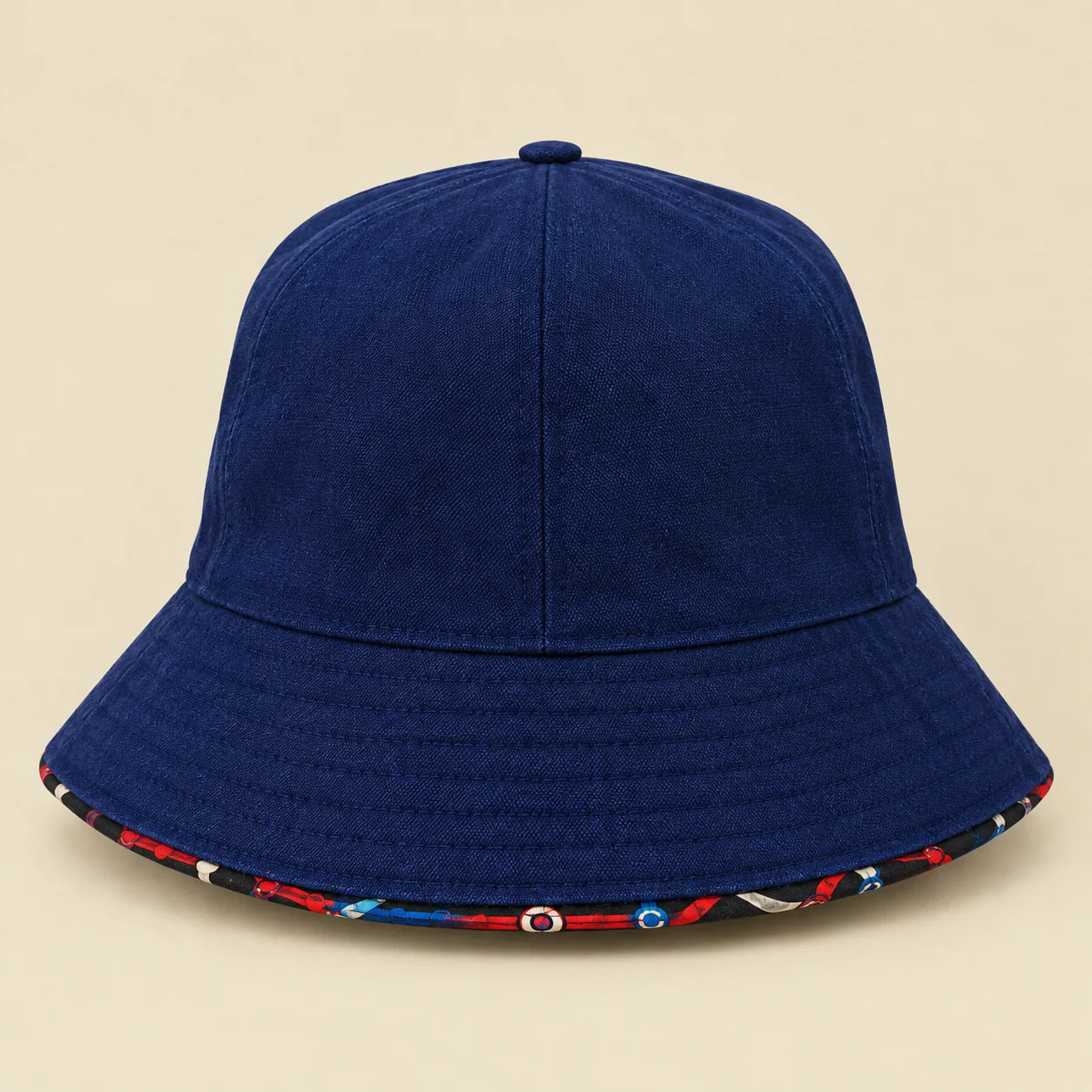 Night Bus Routes Bucket Hat, inside and brim detail