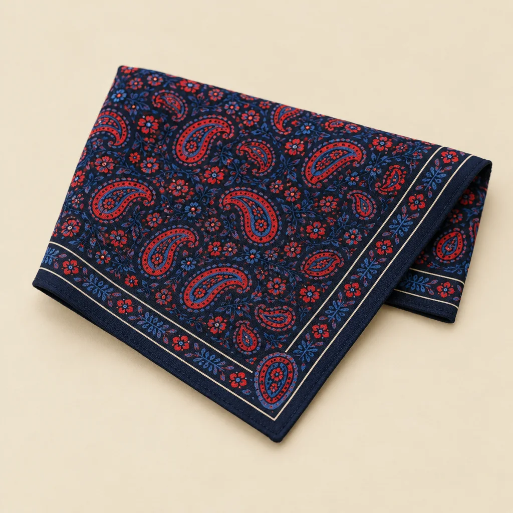Night Loom Bandana, vikt: tryck- och fålldetalj