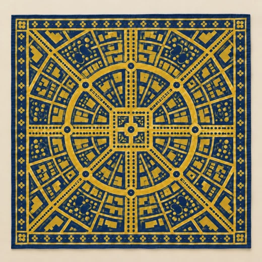 Ring Road Bandana — flat