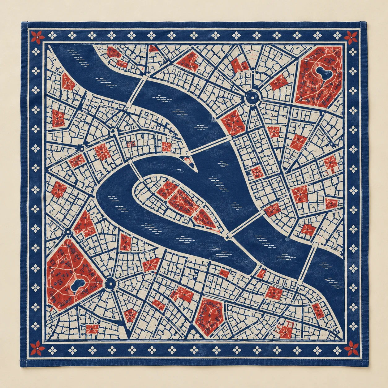 River Bend Bandana, utlagt