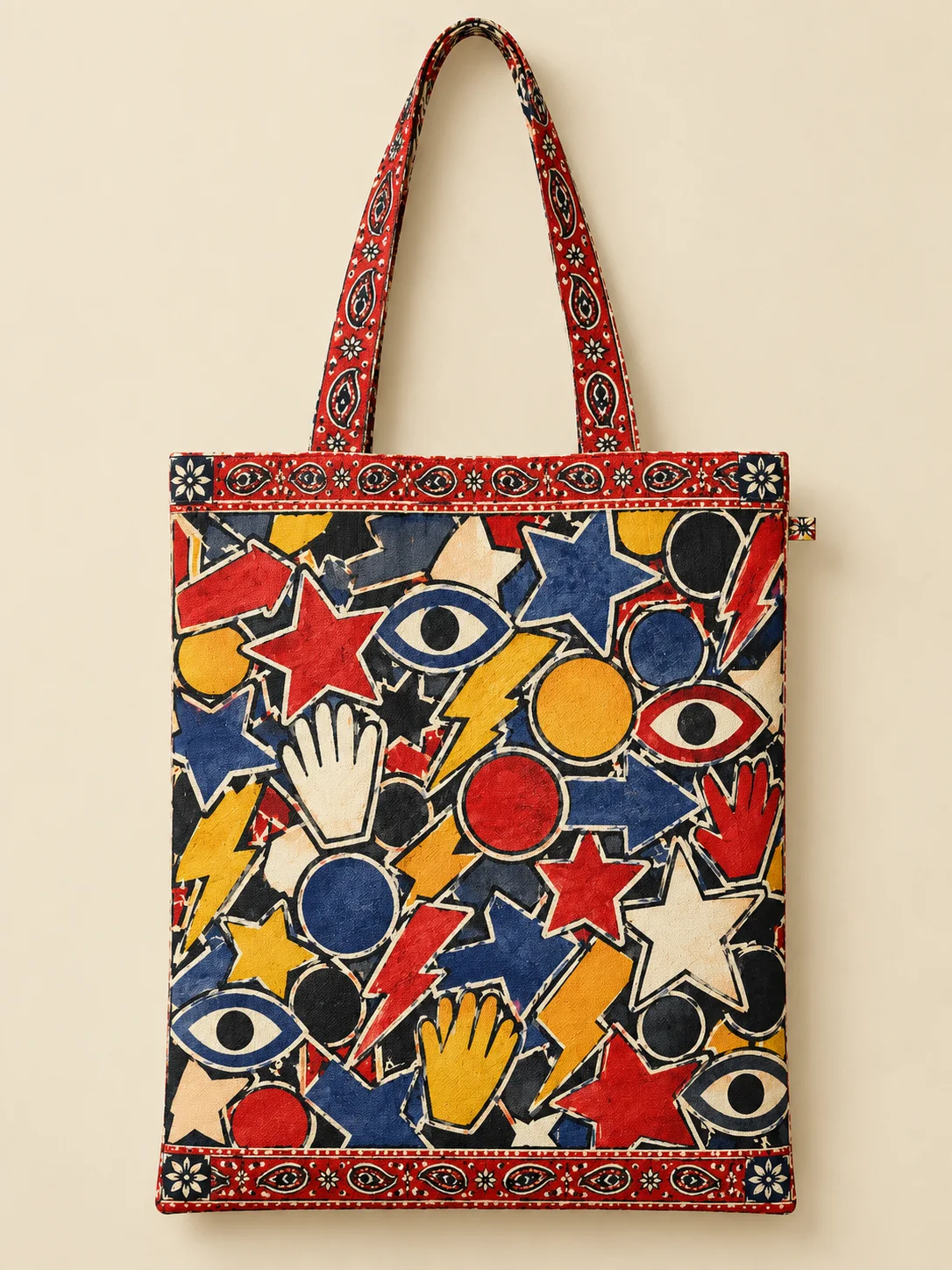 Sticker Bomb Tote, framifrån