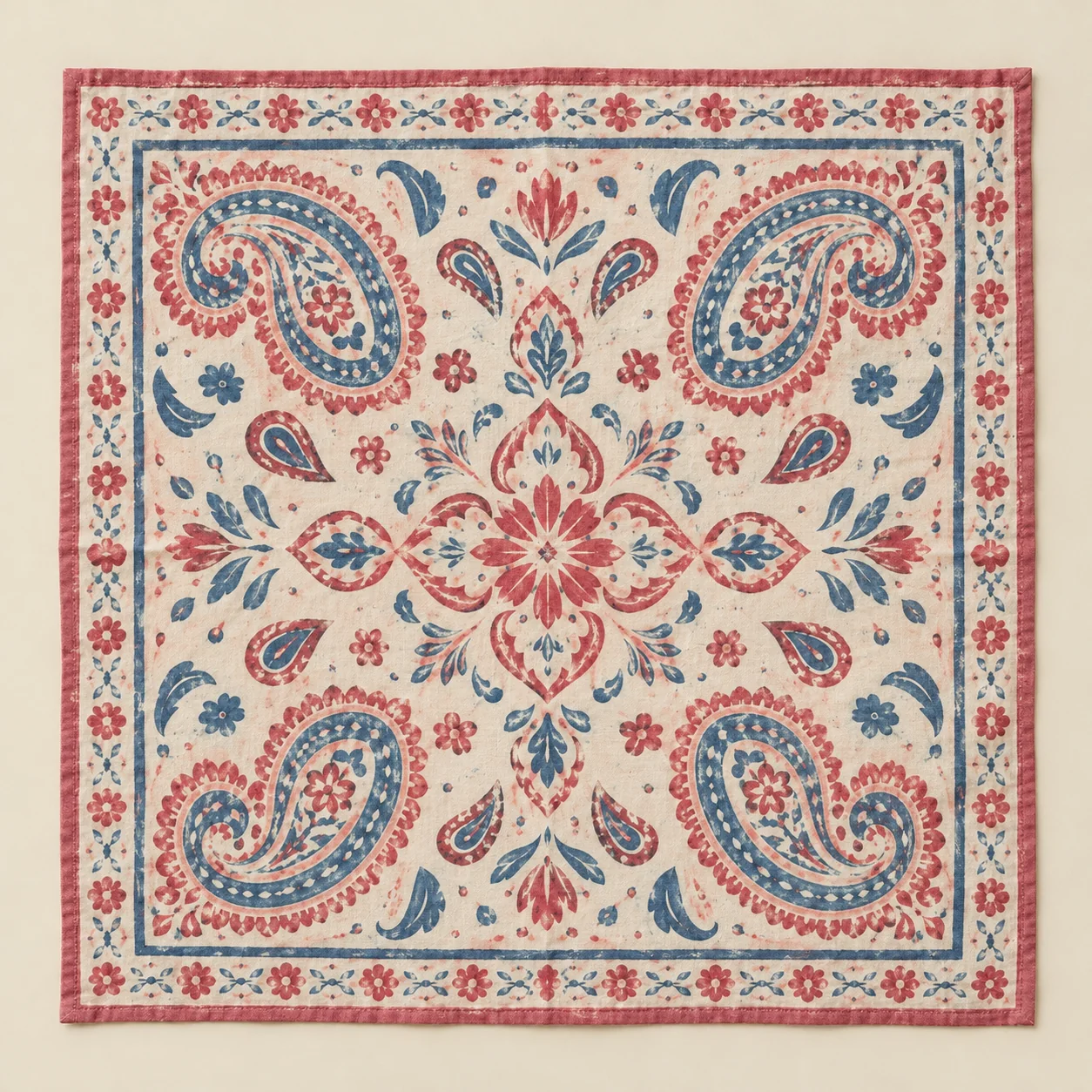 Sunwash Paisley Bandana, utlagt
