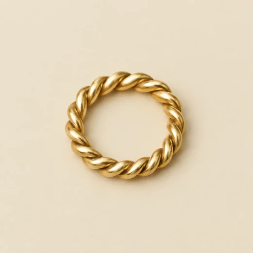Twist Ring — brass